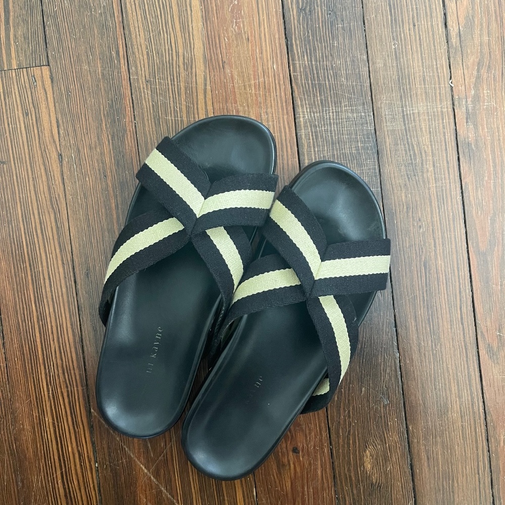 Jenni Kayne Cotton Crossover Sandal